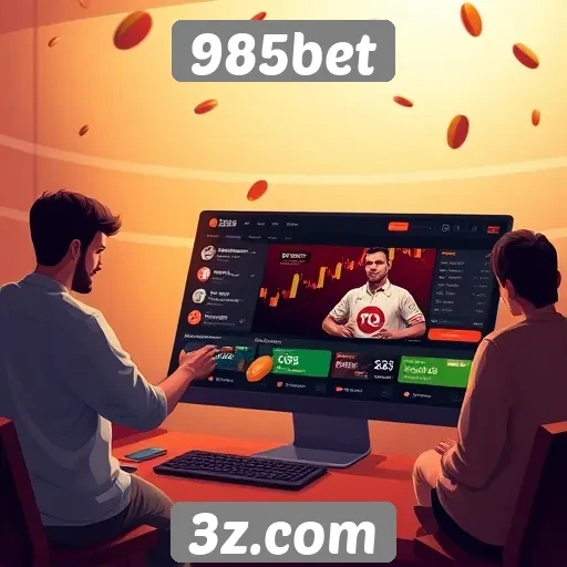 Navegação e interface do usuário no 985bet