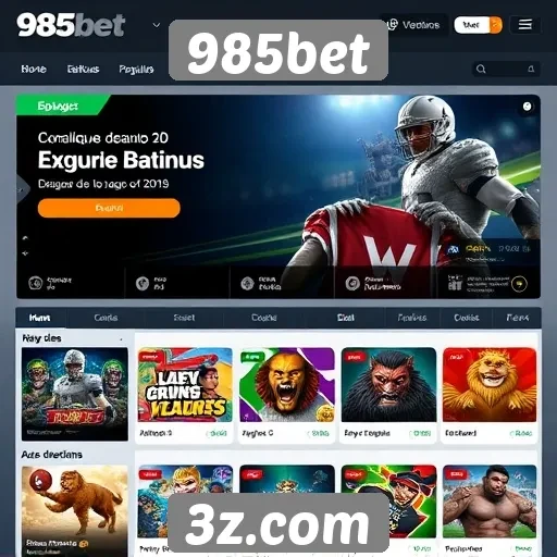 985bet : Interface e experiência do usuário no site 985bet